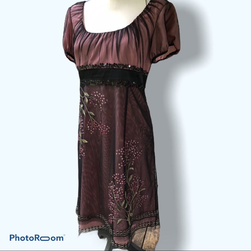 Adrianna Papell | Empire Waist Layered Dress